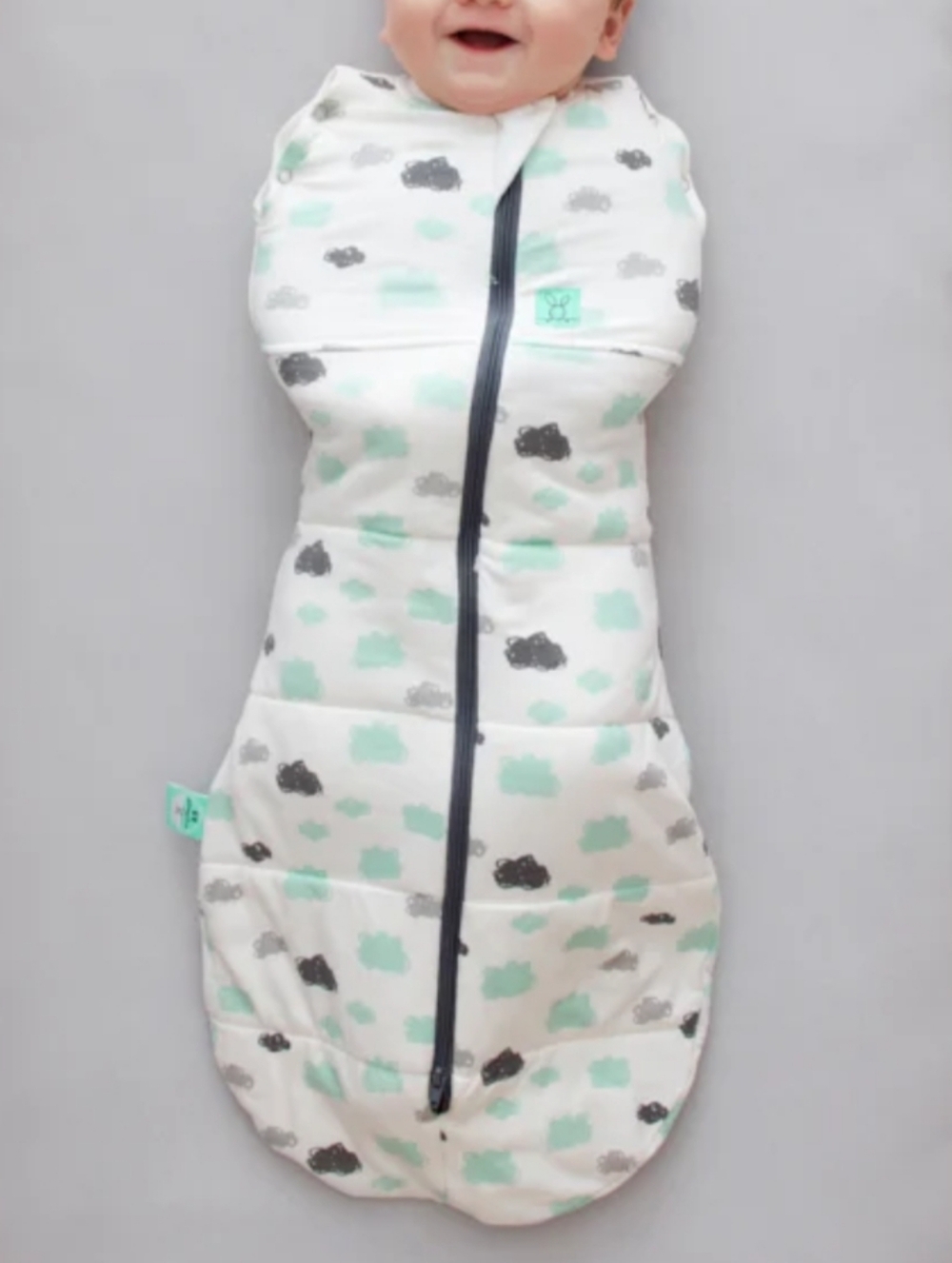 Ergopouch Austrailia Cocoon Swaddle Sack 2.5 Tog Clouds 0-3 Months